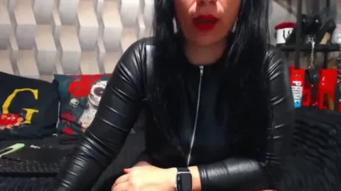 Black Boots Couch Domme Session